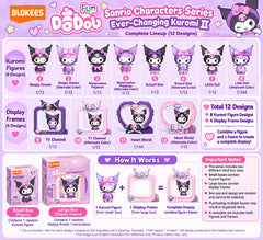 <p><strong>Each bag contains 1 random Kuromi collectible set. Specific designs cannot be selected.</strong></p>
<p>Add some mischievous Sanrio style to your collection with the <strong>Blokees DaDou FUN Series - Ever-Changing Kuromi I</strong> blind bag collection!</p>
<p>This officially licensed Sanrio series features <strong>Kuromi</strong> in a variety of playful street, gaming, and Y2K-inspired looks. Each collectible combines a mini Kuromi figure with a decorative <strong>magnetic display stage</stro