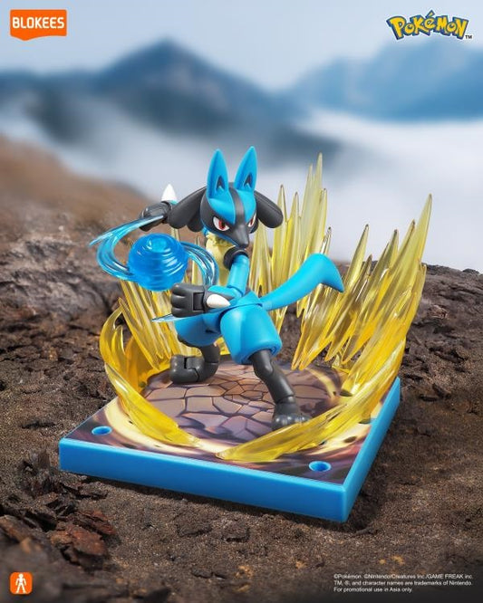 <p>Bring the powerful Aura Pokémon to your collection with the <strong>Blokees Pokémon Classic Version-L Lucario Figure</strong>!</p>
<p>This officially licensed Pokémon collectible recreates <strong>Lucario</strong> in Blokees' larger <strong>Classic Version-L</strong> format, giving the fan-favorite Fighting- and Steel-type Pokémon an impressive presence on display.</p>
<p>Lucario features articulated joints that allow for a variety of dynamic battle poses while faithfully recreating its recognizable bl