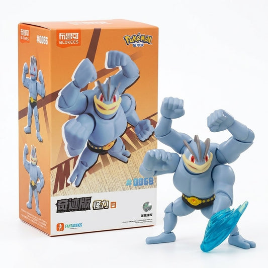 <p><strong>Blokees Pokemon Fantastics Machamp No. 0068 Collectible Figure</strong></p>
<p>Bring the power of <strong>Machamp</strong> to your collection with this officially licensed <strong>Blokees Pokémon Fantastics</strong> figure! Featuring the iconic Fighting-type Pokémon in a bold, muscular pose, this display piece captures Machamp’s strength and battle-ready personality with eye-catching sculpted detail.</p>
<p>This release showcases <strong>Machamp (#0068)</strong> in the Blokees Fantastics line a