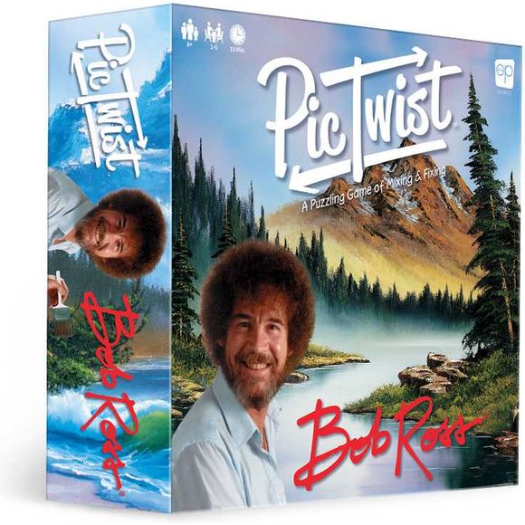 Bob Ross Pic Twist A Puzzling Game of Mixing and Fixing | Galactic Toys & Collectibles
