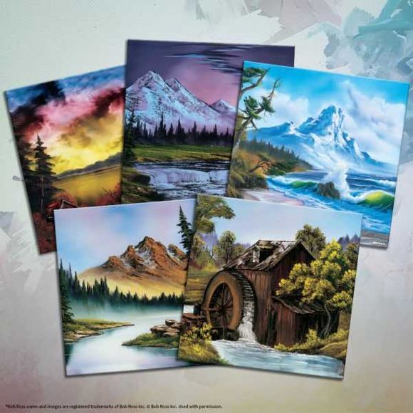 Bob Ross Pic Twist A Puzzling Game of Mixing and Fixing | Galactic Toys & Collectibles