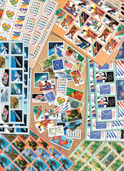 USAopoly U.S.Stamps of the 80's 1000 Piece Jigsaw Puzzle