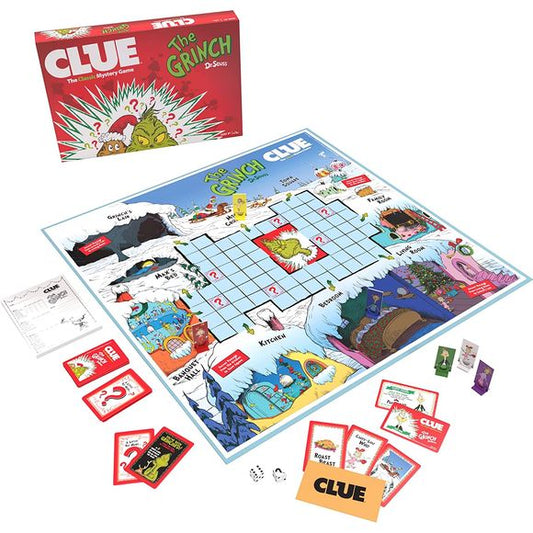 Clue Dr. Seuss How The Grinch Stole Christmas Edition Board Game