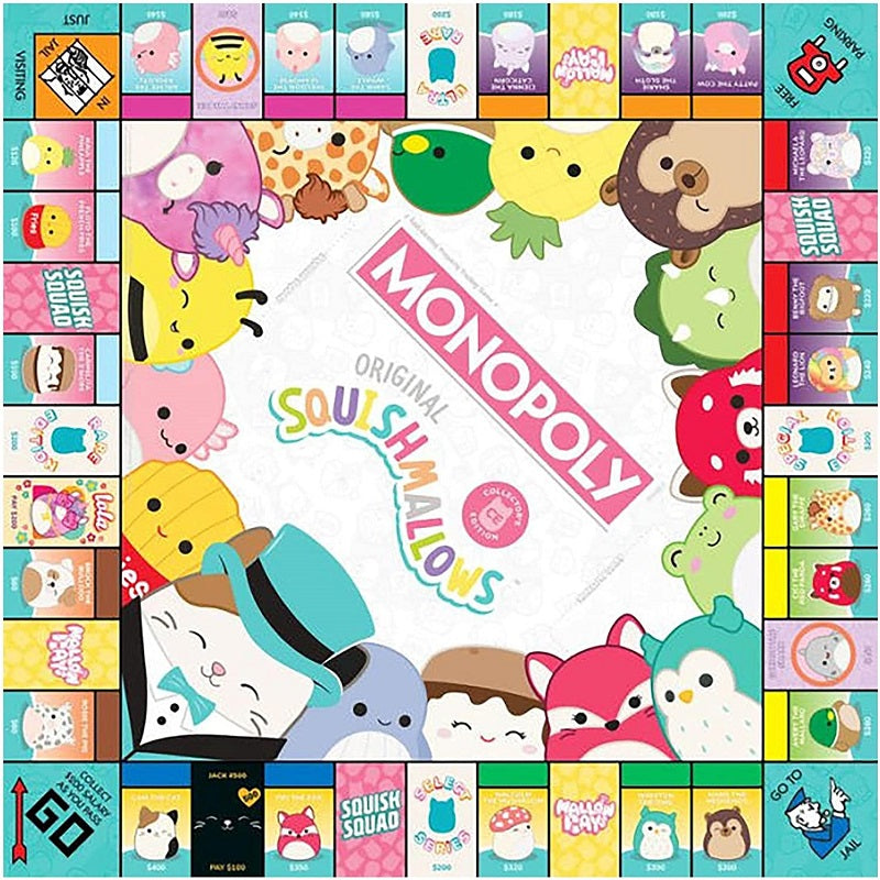 Monopoly Squishmallows Collector’s Edition Board Game | Galactic Toys & Collectibles