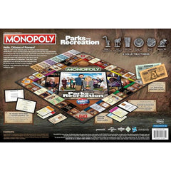 USAopoly Monopoly Parks and Recreation Edition Board Game | Galactic Toys & Collectibles