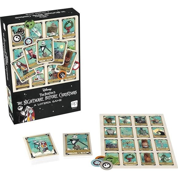 USAopoly Disney Tim Burton’s The Nightmare Before Christmas Loteria Family Game | Galactic Toys & Collectibles