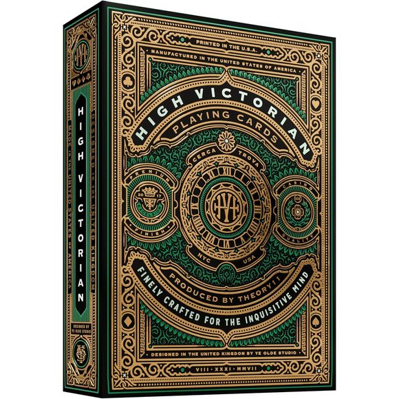 Finely crafted, premium playing cards for the inquisitive mind
Shielded in gold and green foil
Made in the USA on FSC-certified paper derived from sustainable forests using vegetable based inks