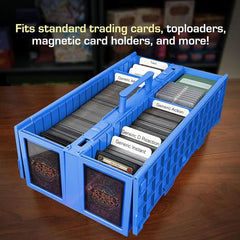 BCW Collectible Card Bin - 1600 ct. - Blue | Galactic Toys & Collectibles