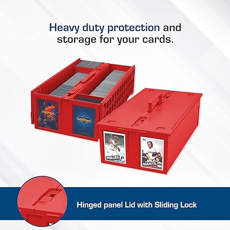 BCW Collectible Card Bin - 1600 ct. - Red