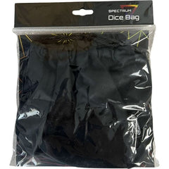 Enjoy this high-quality Dice bag in black! It hold over 100 dice of different shapes and sizes. It has metal grommets for durability.