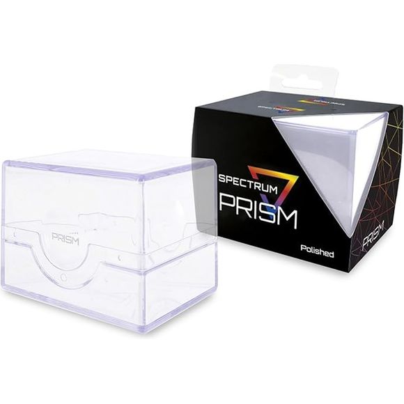 Looking for a durable, attractive deck case that can hold up to 100 standard double-sleeved cards? Look no further than the Jade Green Prism Deck Cases from Spectrum by BCW! Made of sturdy, translucent plastic and featuring a polished, marbled shell, these cases are both stylish and functional.
One of the key features of these deck cases is their horizontal format, which makes it incredibly easy to remove cards from the case. The secure snap closure ensures that the case will not accidentally open during tr