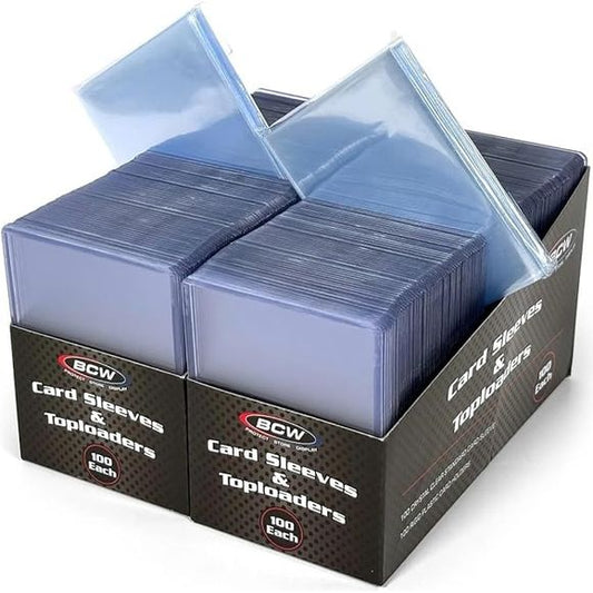 BCW Card Sleeve and Toploader Combo Pack 200ct | Galactic Toys & Collectibles