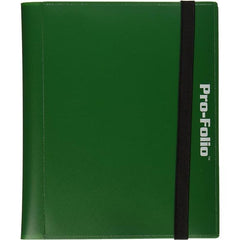 The BCW Card Folio will accommodate at least 160 cards and features side-loading pockets to deter the cards from sliding out of place. The four-pocket pages make a natural display for playsets of Magic and Pokemon. Our archival safe polypropylene pages will not harm the cards stored within and offer an attractive method to both store and display your collectibles.