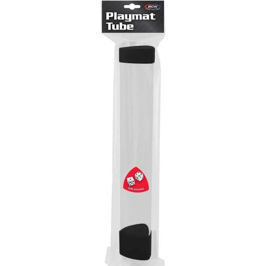 BCW Spectrum Playmat Tube with Dice Cap - Black