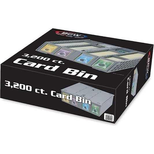 BCW Collectible Card Bin - 3200 ct. - Gray