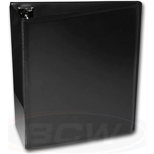 The BCW 3-inch Albums are designed for durability; this binder will last for years. The classic design is perfect for displaying your collection and safely storing your valuable cards.