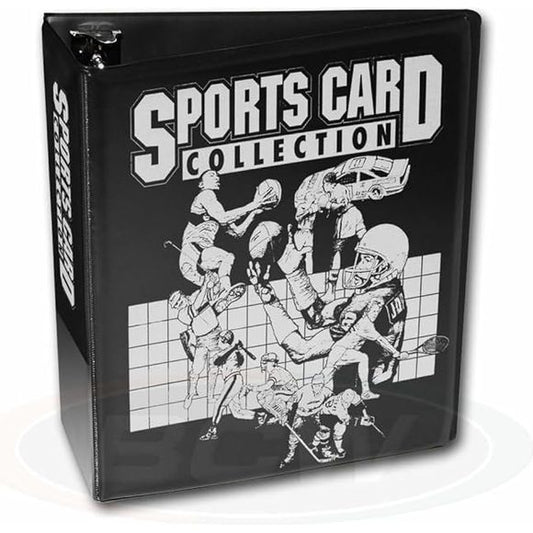 BCW 3" Sports Card Collection Album - Black | Galactic Toys & Collectibles