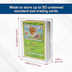 BCW 2-Piece Slider Box - 50 Card (2-Pack)
