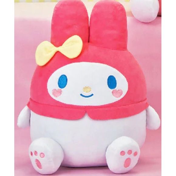 These Sanrio Characters Sitting Big Plush are so cute and huggable! We love their heart shaped embroidered cheeks. Each plush measures approximately 10.5" x 13".