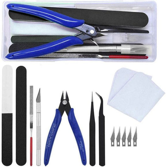 Galactic Toys 10-Piece Essential Hobby Entry Tool Set for Gundam Model Building