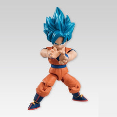 "From Bandai Shokugan. Get ready to get yourself some tiny yet perfectly formed Dragon Ball stars in the form of these 2.6" candy toys! This figure is articulated to allow for a decent range of poses and motion.