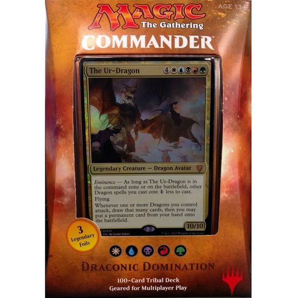 Magic The Gathering MTG Commander 2017 Draconic Domination Deck 100-Card