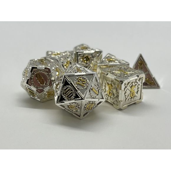 The perfect companion for your gaming needs! This set includes one of each: d20, d12, d10, d10 (percentile), d8, d6, and a d4 (7 dice in total)