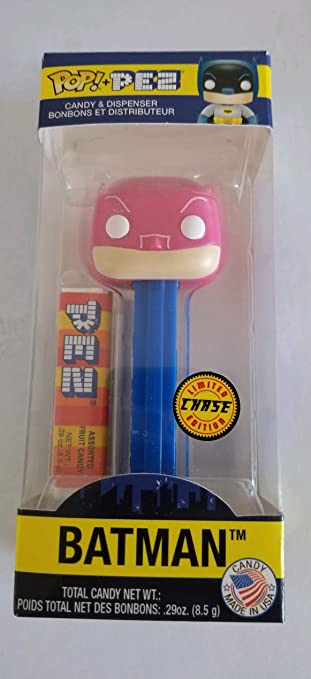Funko POP! PEZ Candy Character Collectiable Dispensers - Batman (Pink - Limited Edition CHASE!) | Galactic Toys & Collectibles