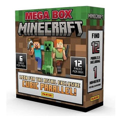Explore, build, and collect with the Panini Minecraft Mega Box—an officially licensed 2024 Minecraft trading card product. Featuring 60 cards, including foil parallels and rare inserts, this mega box is perfect for fans of Minecraft and card collectors alike. Chase fan-favorite mobs, biomes, weapons, and characters in full-color collectible form. The official Minecraft Trading Card collection features over 200 cards from the influential and iconic game, including characters, mobs and biomes! Find limited-ed