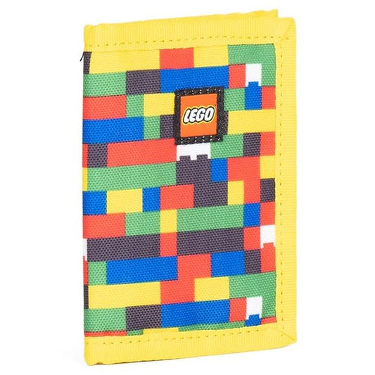 Carry your money, ID, credit cards, and coins in this fun and convenient, eco-friendly, LEGO City Trifold Wallet. Constructed of premium-quality recycled polyester fabric and featuring a classic LEGO design, this soft, lightweight wallet features trifold construction with a secure Velcro closure. There is a clear interior window for your ID as well as 2 slots to store all your cards and a pocket to keep coins protected. A great cash and coin wallet for kids, It's the eco-friendly way for every LEGO builder