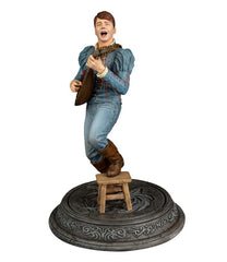 Dark Horse Comics, in partnership with Netflix, are proud to announce our high-end figure line based on the hit TV series The Witcher. These deluxe hand-painted plastic figures feature details as they are seen in season 1. Julian Alfred Pankratz, better known as Jaskier, is a bard and self-entitled best friend of Gerlat of Rivia. Jaskier quickly invites himself along as Geralt's companion, both to experience his epic endeavors firsthand and improve Geralt's public image . . . and maybe make a few coins in t