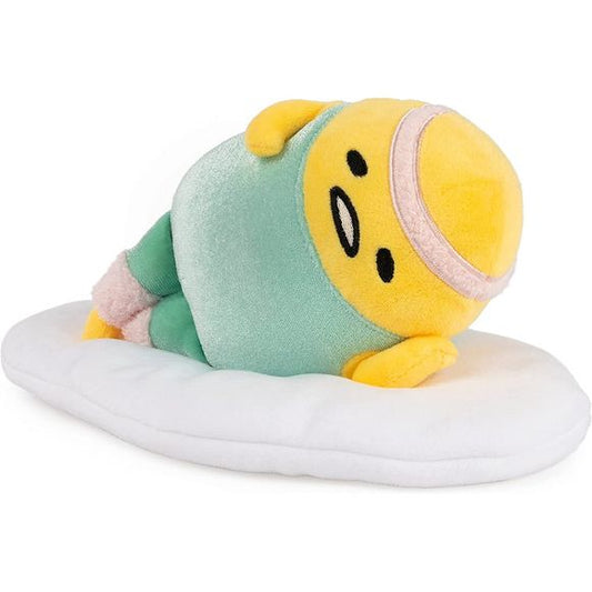 Gudetama The Lazy Egg Stuffed Animal, Eggercise Gudetama Plush 5-inch