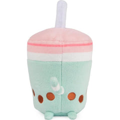GUND Pusheen Boba Tea Cup Plush Cat Stuffed Animal 6”