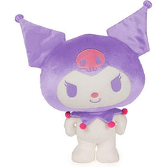 KUROMI PLUSH: This adorable 9.5” plush features a free-standing Kuromi in her soft purple jester hat with hot pink details. She also has a matching pair of tiny purple wings and a devil’s tail to complement her mischievous grin.
SOFT & HUGGABLE: This Kuromi toy features surface-washable plush for easy cleaning and soft, premium materials that meet our famous GUND quality standards. GUND Sanrio plush are appropriate for ages one and up and ship in a protective poly bag.
GIFT FOR SANRIO FANS: GUND Sanrio toys