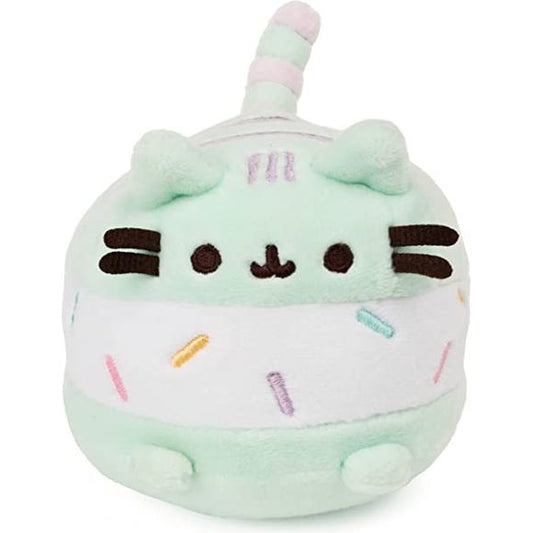 ICE CREAM SANDWICH PUSHEEN: Pusheen has finally become what she loves to eat in this sweet & squishy dessert collection. Here she is reimagined as a delicious mint green ice cream sandwich rolled in rainbow sprinkles.
SOFT & SQUISHY: Give Pusheen a squeeze and feel the satisfying squish of slow rise plush for extra sweet fun. Plush is surface-washable for easy cleaning and appropriate for ages eight and up.
THE PERFECT GIFT FOR PUSHEEN LOVERS: The Pusheen collection makes the perfect gift for birthdays, Chr