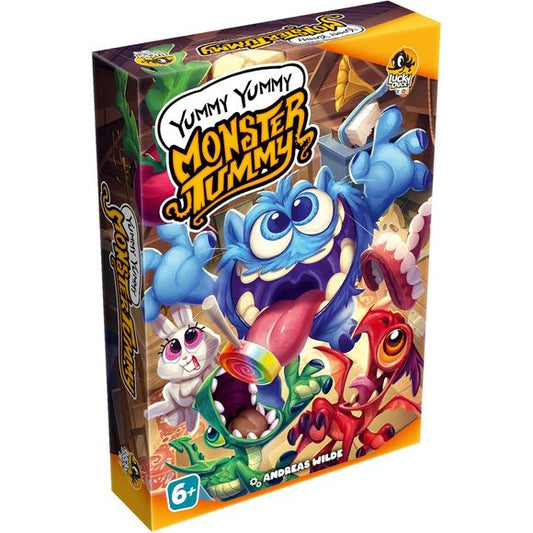 "Yummy Yummy Monster Tummy" is a co-op card game for 2-4 players. Feed friendly Monsters with matching colors in Story Mode's 12 levels or enjoy Party Mode for quick, unlocked-item sessions. Match the Monsters' preferred colors to win, but beware of mixing mismatched colors to avoid losing. Embark on this delightful adventure of feeding and color matching with friends!