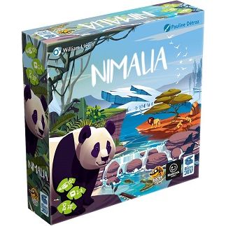 Design your Animal Sanctuary in this 5-round game. Draw 3 cards each round, place one, and pass along the others, covering at least one biome per card to fit in a 6 by 6. The game features different objectives each round, and you'll need to modify your sanctuary to score points accordingly. Score the most points at the end of the 5 rounds to win the game and become the ultimate Animal Sanctuary designer.