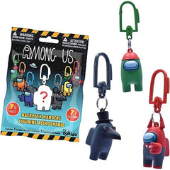 Decorate your backpack with these brand new officially licensed Among Us backpack hangers with clip. If you like Among Us or video games, then you can not miss out on these amazing hangers. Collect all 7 characters, including 1 RARE Glow in the Dark character found in 1 of every 12 packages!