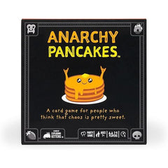A card game for people who think that chaos is pretty sweet. In this frantic, fast-paced game, you all get a bunch of pancake cards with misfit toppings. Match your toppings with other players' toppings to force them to take your pancakes. Everyone should be working to do this as fast as they can at the same time. The first player to dump all their pancakes wins. It's 100% pure mayhem.