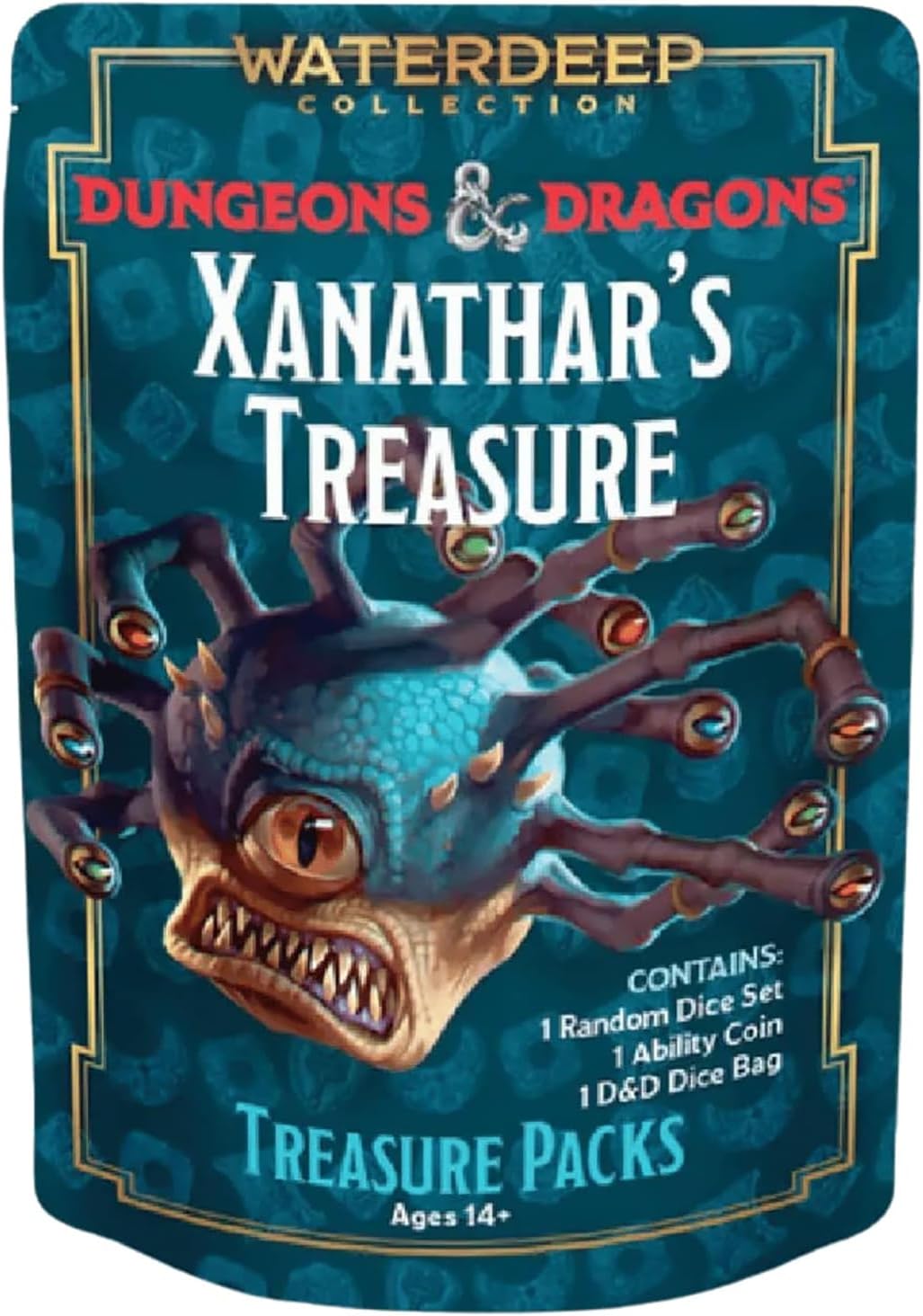 53 Never Released Dice Set! Includes 15 Xanathar-themed sets. Limited edition - unique addition for collectors and RPG enthusiasts. 13 New Themed Coins! Waterdeep currency coins will be in all 3 release for 2025. 7 New Bag Colors! Featuring new colors and new designs with Xanathar embroidered logos.