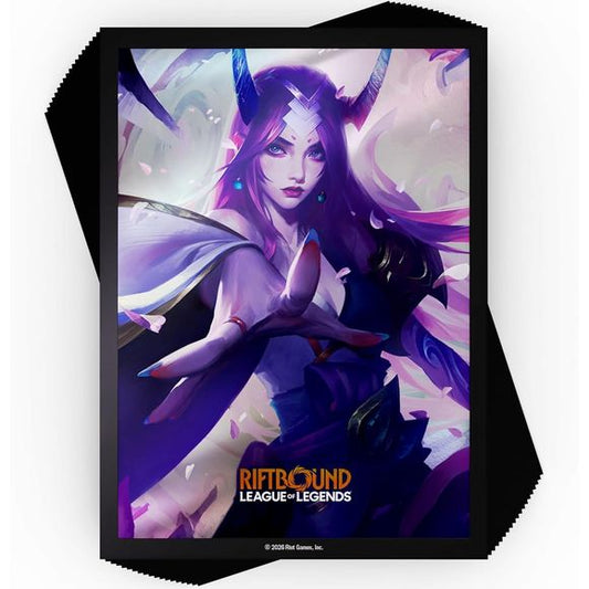 Channel the power of the Rift - theese official Riftbound sleeves don't just protect your deck, they command attention. Pack 100 sleeves featuering fan favorite Champion, Irelia!