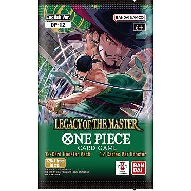 1 booster pack of One piece TCG Legacy of The Master - (OP-12)
12-card booster pack