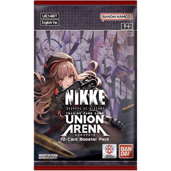 GODDESS OF VICTORY: NIKKE is joining UNION ARENA! Iconic characters like Rapi, Modernia, Alice, Dorothy, and other powerful NIKKE warriors are part of this action-packed lineup! This set features breathtaking, high-quality cards with exclusive artwork created just for Bandai. Get ready to unleash your combat power in battle!
Many of the stunning, high-quality cards in the GODDESS OF VICTORY: NIKKE set feature exclusive original illustrations made for UNION ARENA! These cards are perfect for both TCG players