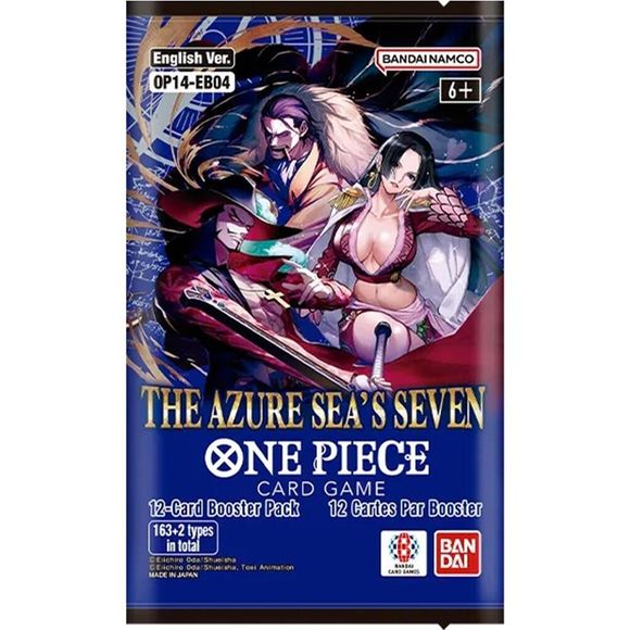 1 booster pack of One piece TCG The Azure Sea's Seven OP-14
12-card booster pack
