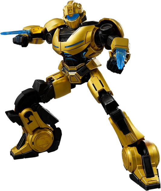 Bring B-127 to life with this amazing 4.65 in model kit! Watch as eyes and chest light up, creating the perfect display piece for your desk. With over 20 points of movement, you can recreate classic battle poses or design your own action scenes. Each detail matches B-127's movie appearance, from his swappable head to his battle gear.
Assembling is a breeze - just snap the pieces together and you're ready to go. This 96-piece set includes everything: battle effects, display stand, and special weapons.