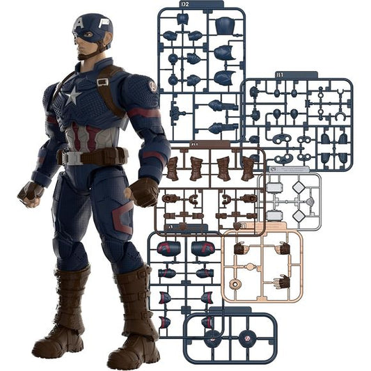 <p><strong>BLOKEES Marvel Infinity Saga Champion Class 03 – Captain America Model Kit</strong> recreates Captain America’s iconic Avengers: Endgame appearance in a detailed, poseable collectible. Armed with his battle-worn shield and Mjolnir, this model features dynamic articulation, interchangeable hands, and screen-inspired detailing for impressive display options.</p>
<p>Built from 94 pre-painted snap-fit parts, assembly requires no glue, paint, cutting, or tools. Standing approximately 5.3 inches tall,