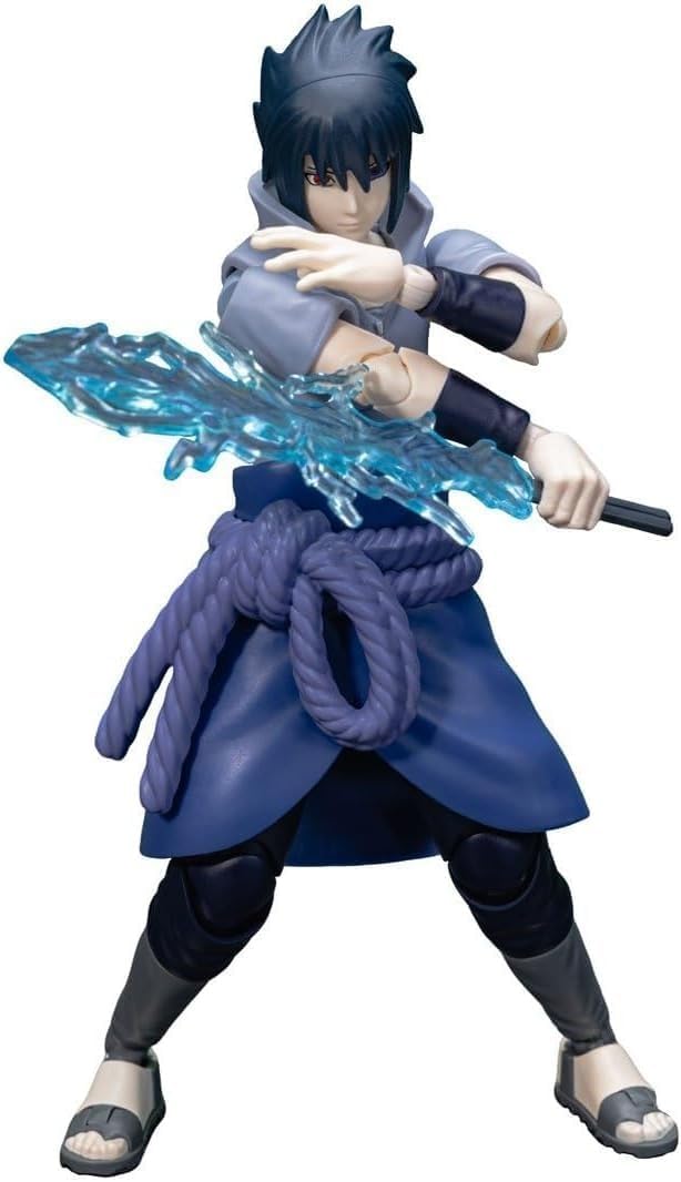 The Sasuke Uchiha character toy faithfully recreates the character with rich accessories and anime-accurate detailing. Optimized materials and refined craftsmanship provide smooth movement and reliable stability, while precise color separation ensures a clean, realistic finish.
Featuring 80 assembly pieces, interchangeable face sculpts, multiple hand parts, and signature weapons—including the Chidori sword—this kit offers expressive poses and dynamic displays, perfect for both collectors and fans who love