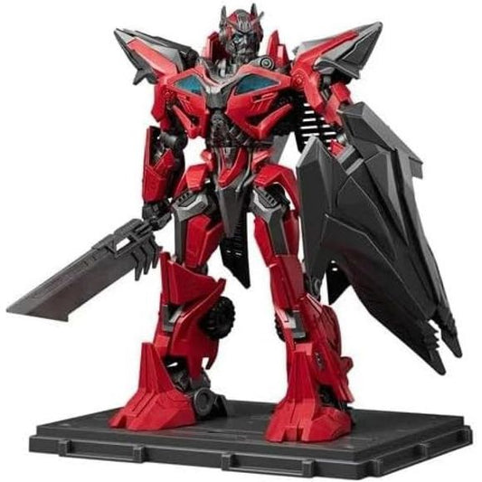 Sentinel Prime makes a powerful arrival with a commanding presence. This officially licensed 90-piece model kit faithfully recreates Sentinel Prime’s iconic design with striking character accuracy.
Equipped with light-up eyes, exclusive weapon configuration, and 20+ movable joints, it offers enhanced poseability for a wide range of battle stances. Step into the battle and let Sentinel Prime take his place in your collection.
Stands approximately Approx. 5.12 inches