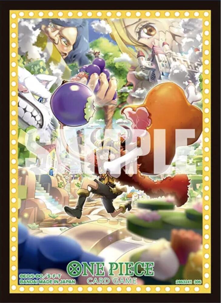 Includes 70 card sleeves sized to fit the One Piece TCG and other standard size trading card games.