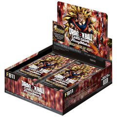 Each Dragon Ball Super Fusion World Sealed Booster Box contains:
• 24 booster packs
• 12 random cards per pack
• 1 Promotion code for the digital version per pack